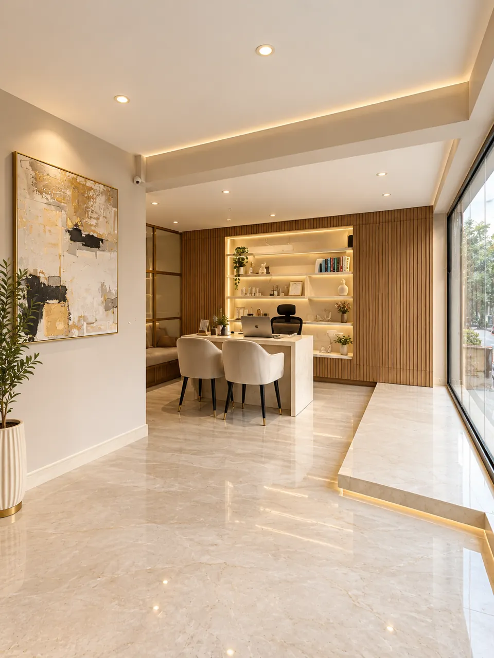 The Facematic consultation lounge